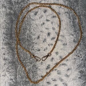 Brand new Gold Chain Crossbody detachable straps! Can be added to  purse/wallet!